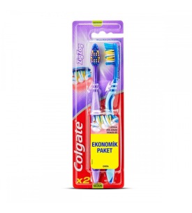 Colgate Diş Fırçası 1+1 Zigzag (Orta)