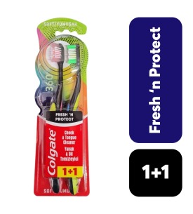 Colgate Diş Fırçası 360 1+1 Fresh'N Protect
