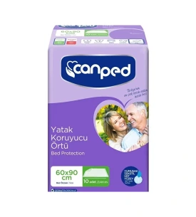 Canped Yatak Koruyucu Örtü 60X90 Cm 10 Adet