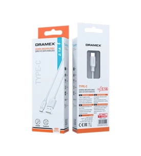 DRAMEX D21TK 2.1A TYPE-C ŞARJ KABLOSU