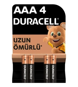 Duracell İnce Pil 4 Lü
