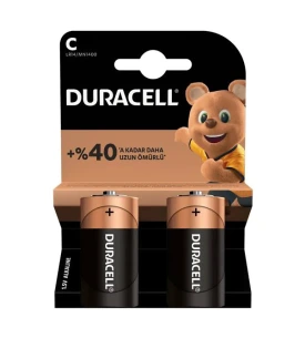 Duracell Orta Pil 2 Li