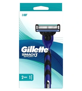 Gillette Mach 3 Makina + 2 Yedekli Sport