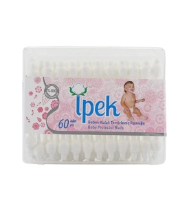 İpek Kulak Pamuğu Çocuk 60 Lı