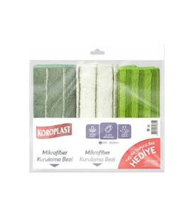 Koroplast Mikrofiber Tem. Bezi 3'Lü Eko Paket-3