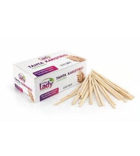 Miss Lady Ahşap Karıştırıcı 400 Lü Kutu %100 Bambu