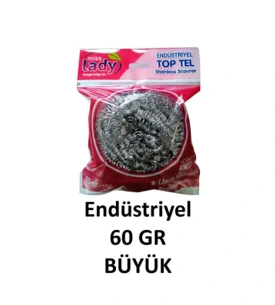 Miss Lady Çelik Ovma Teli Endüstriyel 60 Gr