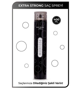 Morfose Saç Spreyi Siyah Extra Strong