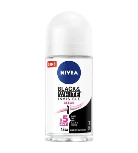 Nivea Roll-On Kadın B&W Clear