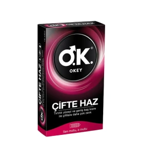 Okey Prezervatif Çifte Haz