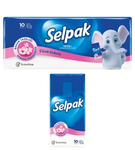 Selpak Mendil Çiçek Kokulu 10 Lu