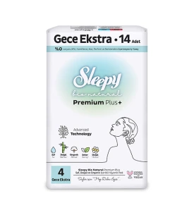 Sleepy Bio Ped Super Eco 4 Gece Ekstra 14 Adet