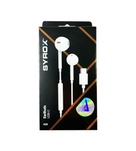 SYROX K20 KULAKLIK TYPE-C MİKROFONLU