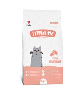 Trendline Kedi Maması 1 Kg Kuzulu & Pirinçli