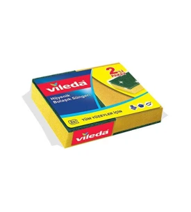 Vileda 2 Li Klasik Bulaşık Süngeri
