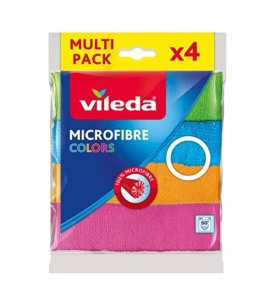 Vileda Mikrofiber Colors 4 Lü Bez