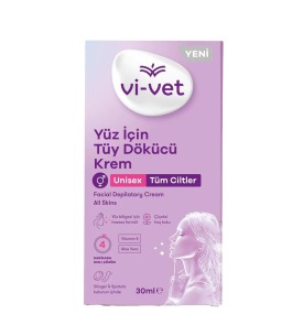 Vivet Yüz İçin Tüy Dökücü Krem 30 Ml