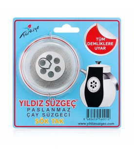 Yıldız Süzgeç Paslanmaz Çay Süzgeci
